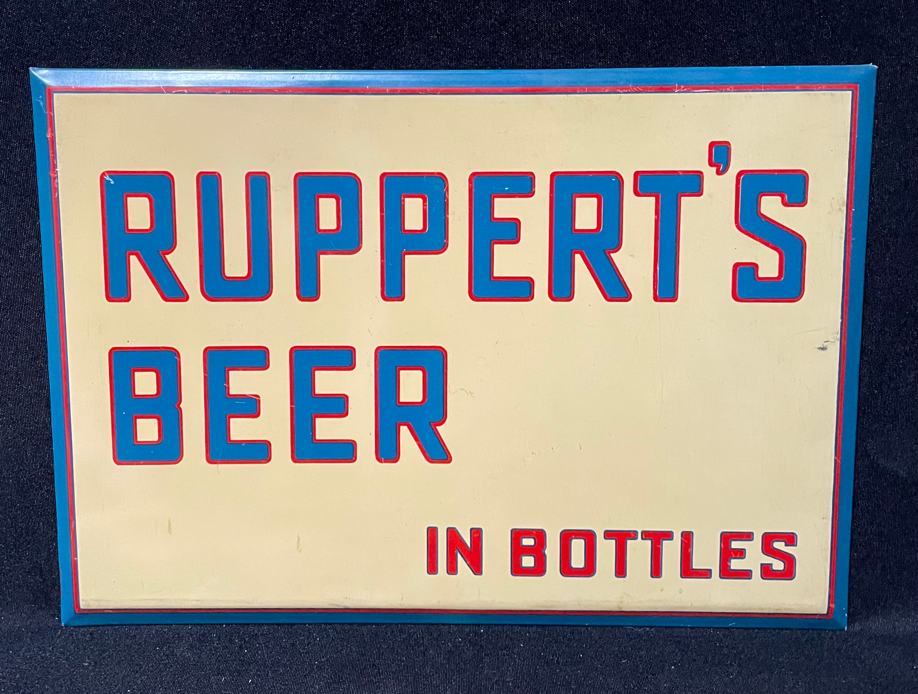 Ruppert's Beer In Bottles TOC - New York, NY - tin over cardboard