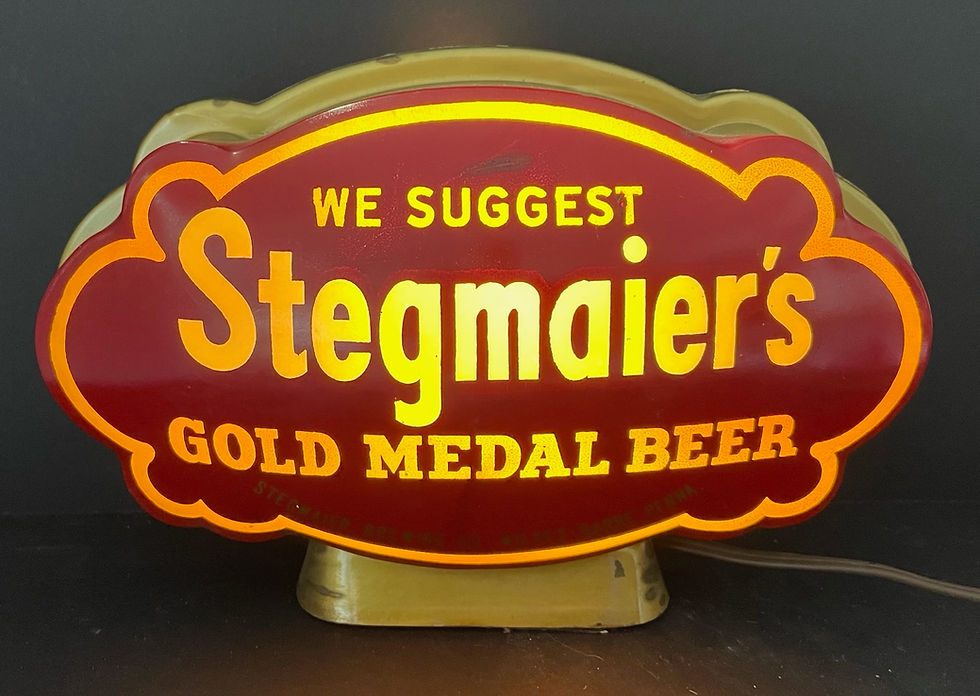 Thumbnail: Stegmaier Light-up Beer Sign - Wilkes-Barre, PA