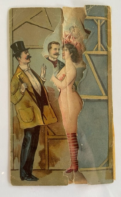 Thumbnail: Progress Brand Beer Die-Cut Paper Adv. - Indianapolis, IN