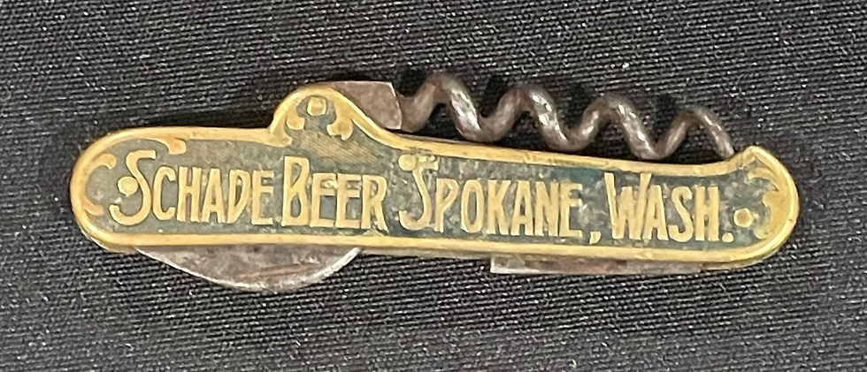 Thumbnail: B. Schade Beer Corkscrew Knife - Spokane, WA
