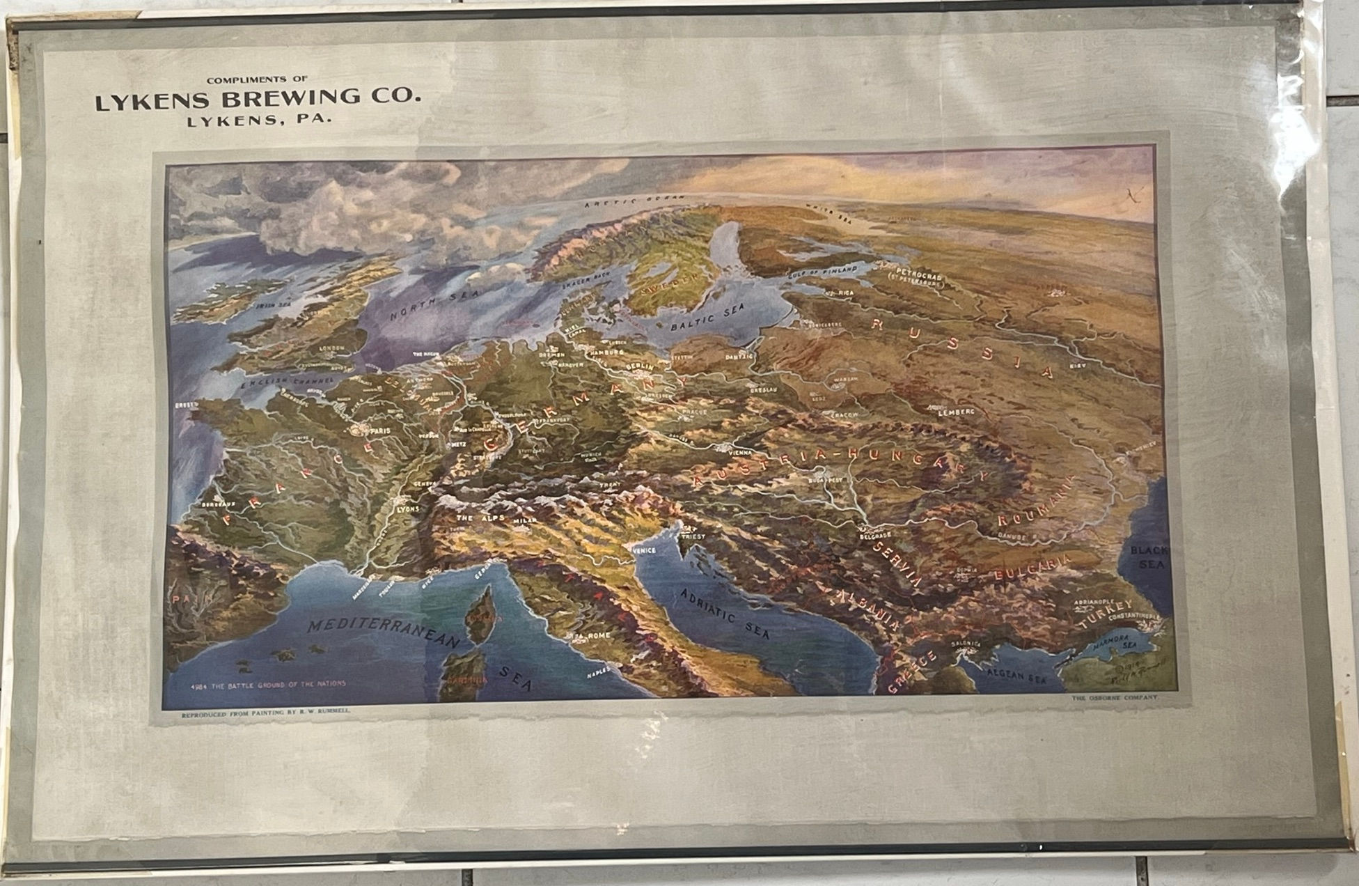 Lyken's Brewing Litho - Lykens, PA