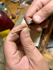 Panther link ring half way crafted