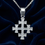 Thumbnail: Saint George Cross -Custom Sterling Silver Orthodox Cross Pendant