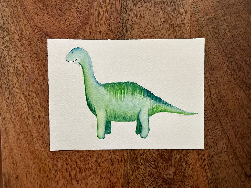 Original Dinosaur Painting
