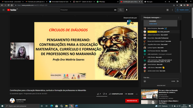 Círculos de Diálogos: Pensamento freireano - contribuições para a Educação Matemática, currículo...