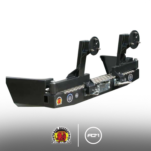 Outback Accessories Rear Bar - Toyota Prado 150 (2017 - 2022) Facelift ...