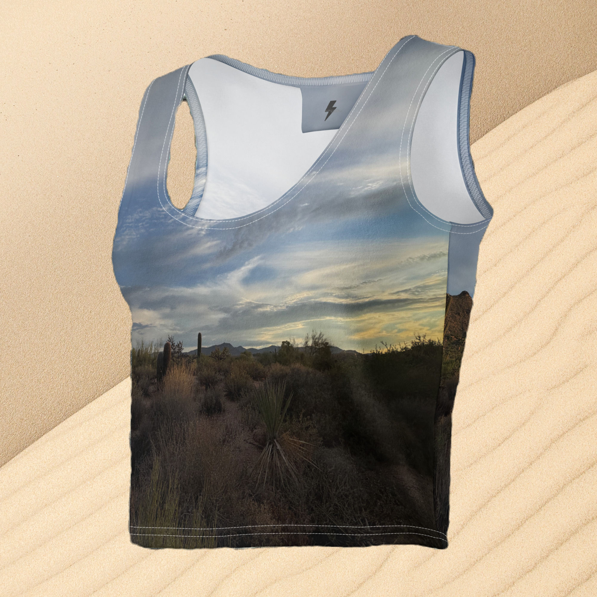 Desert Morning Cotton Crop Top