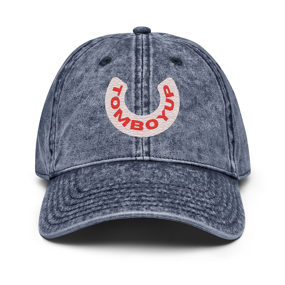 Thumbnail: TOMBOYUP Embroidered Vintage Cotton Twill Cap