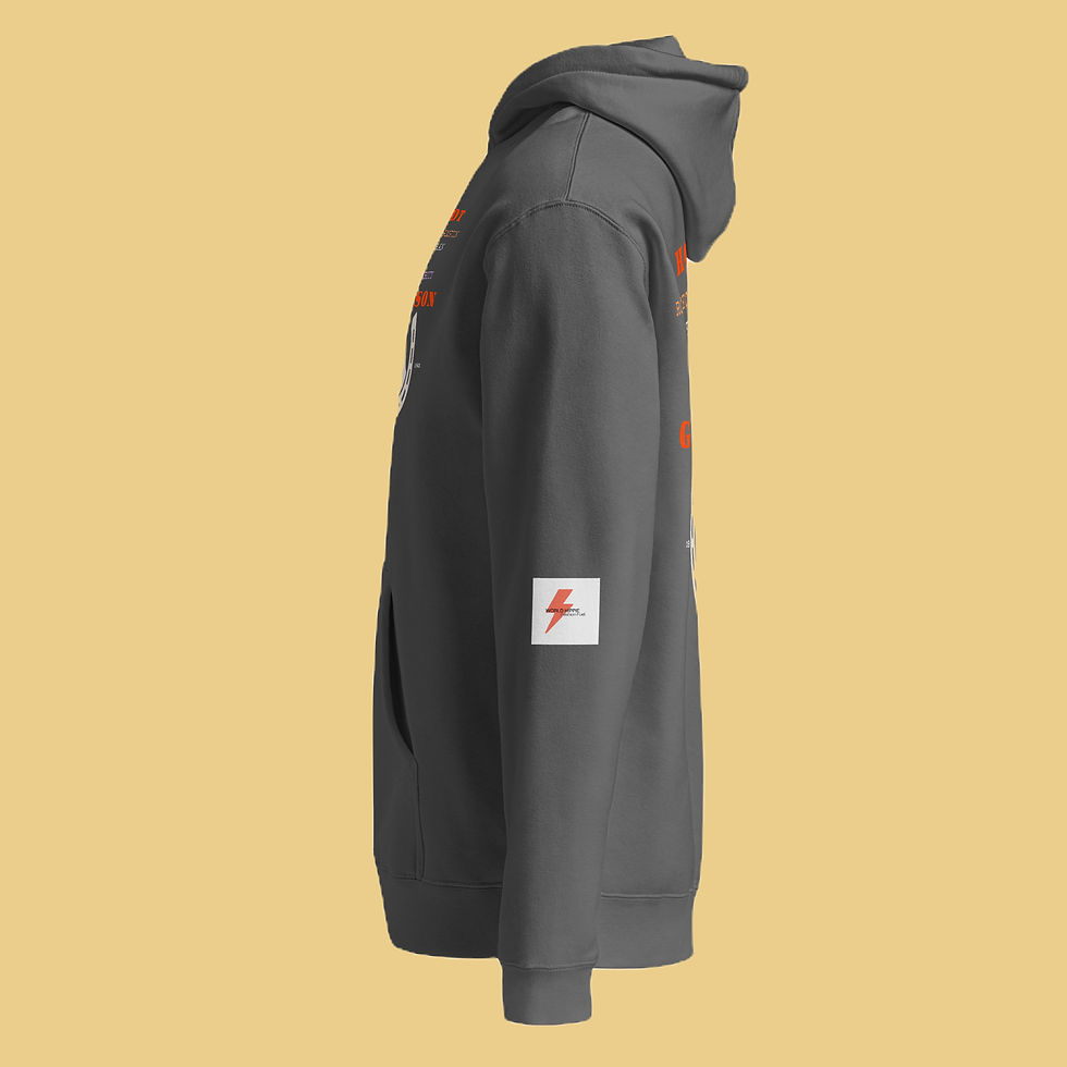 Thumbnail: Hoot Gibson Unisex Heavyweight Hooded Sweatshirt 