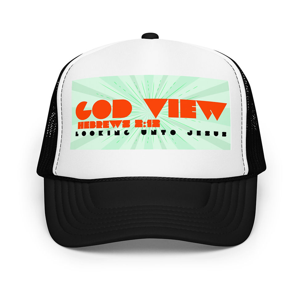 Thumbnail: God View 2 Foam Trucker Hat