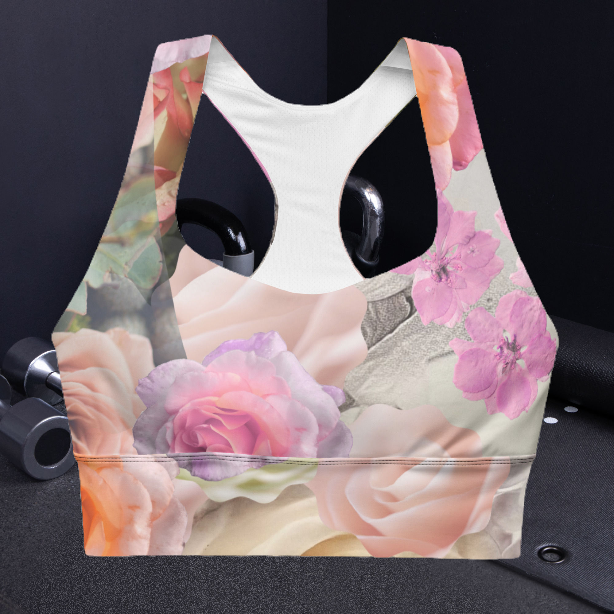 Lavender Rose Recycled Longline Sports Bra