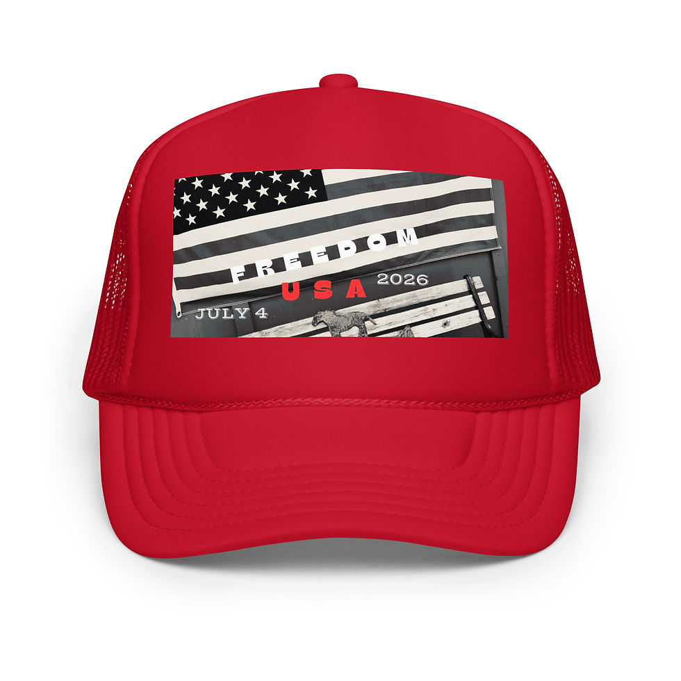 Thumbnail: Freedom USA Foam trucker hat
