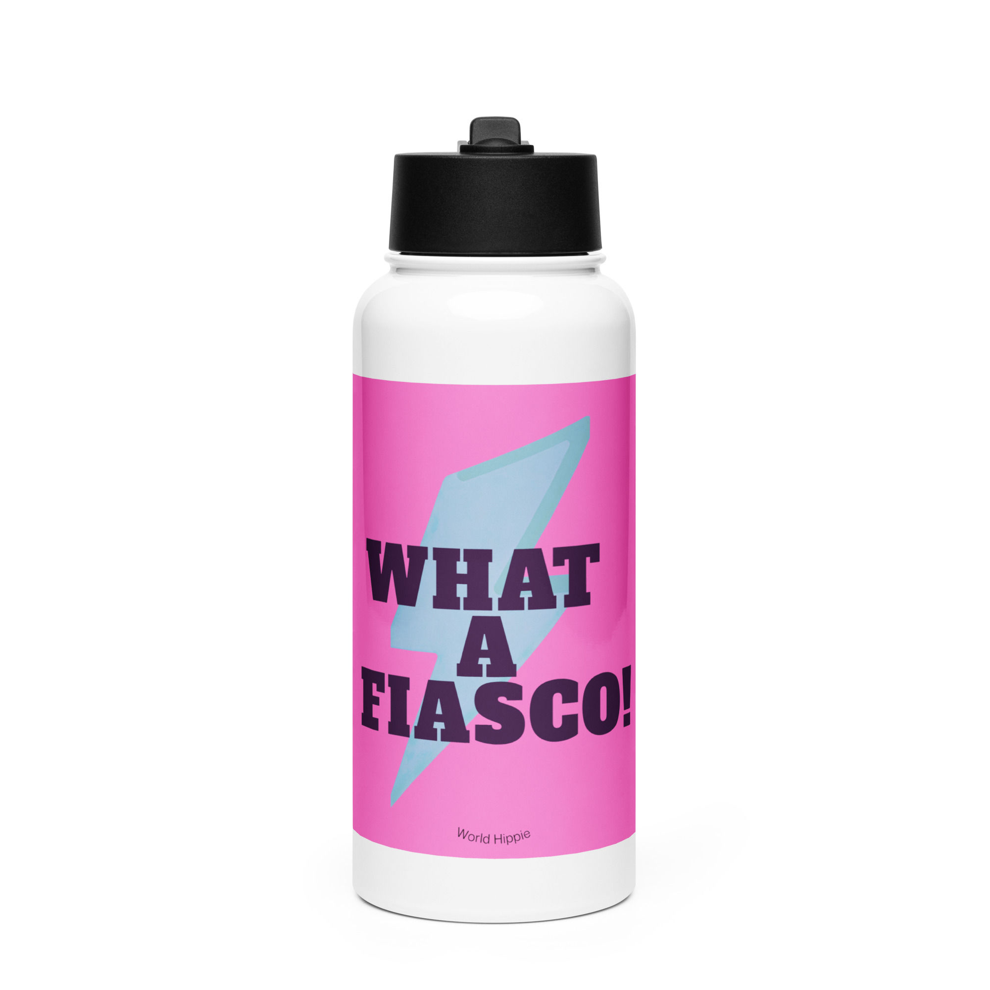 Stainless Steel Water Bottle with straw lid