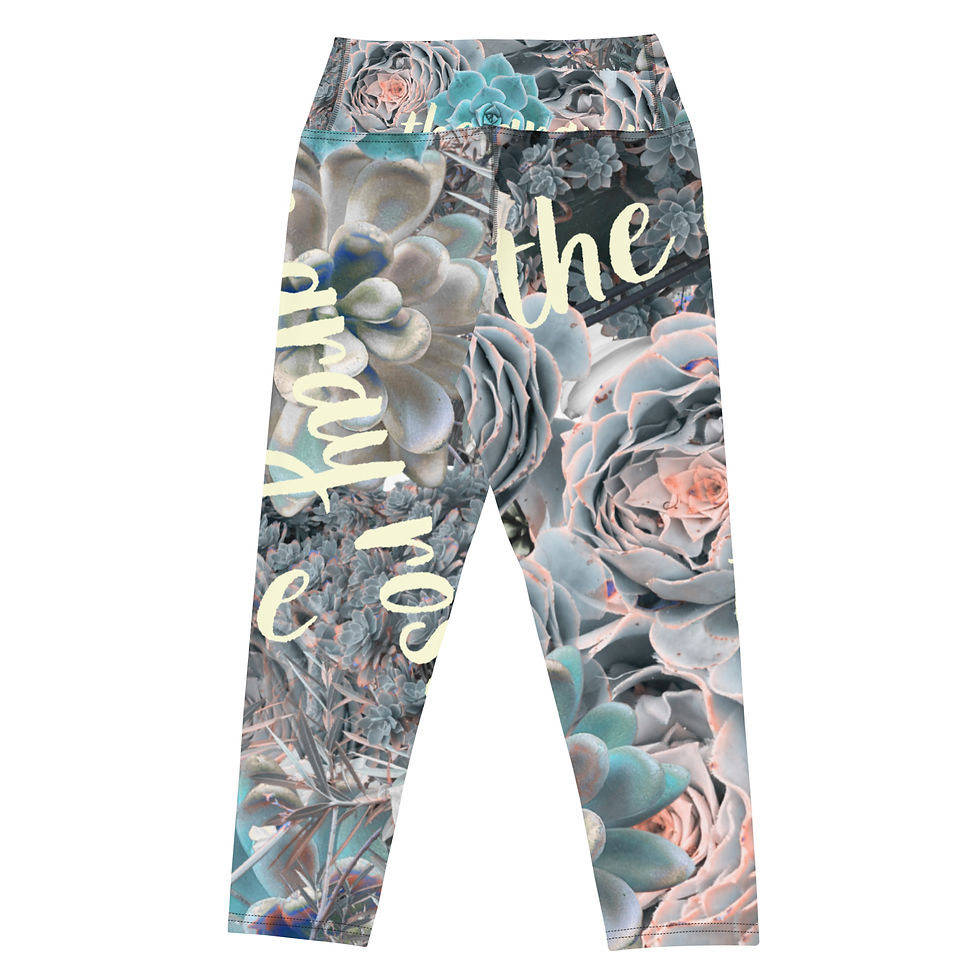 Thumbnail: The Gray Rose Yoga Capri Leggings