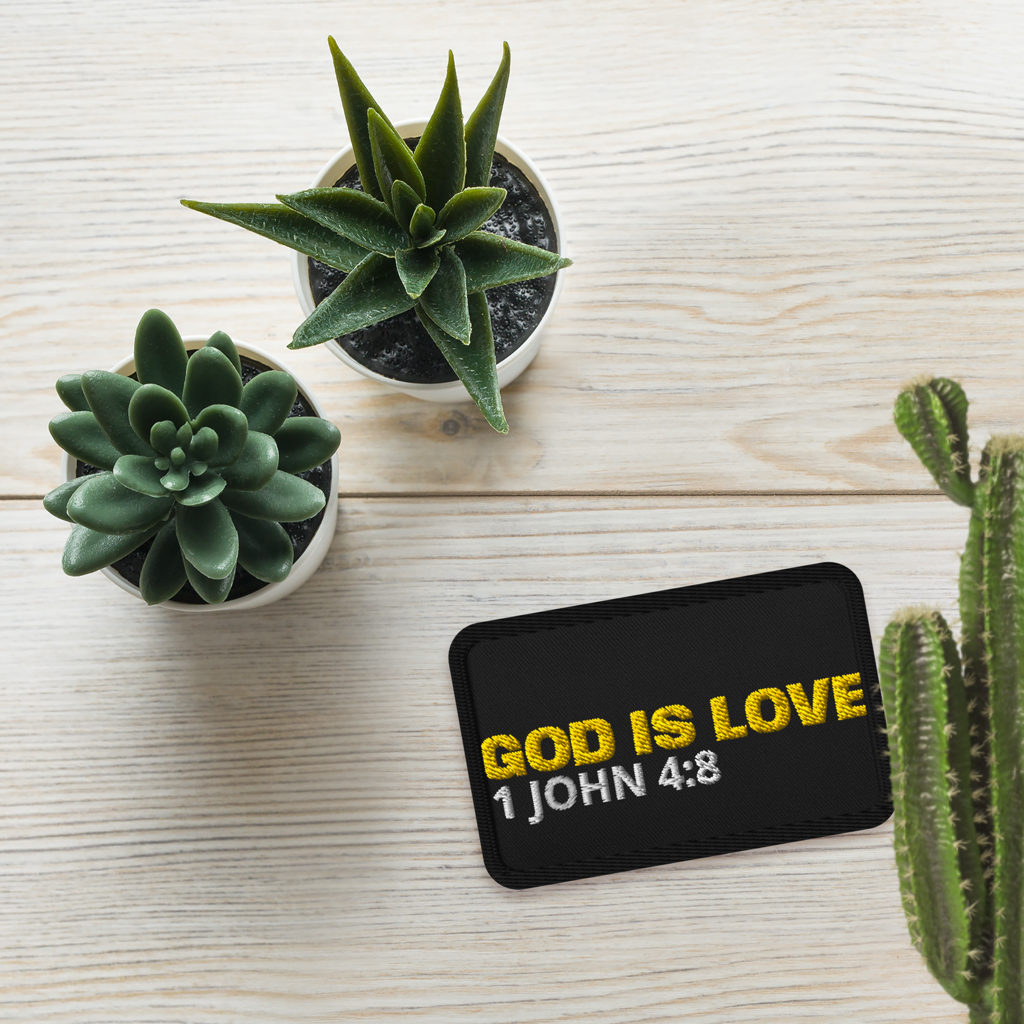 God Is Love Embroidered Patches
