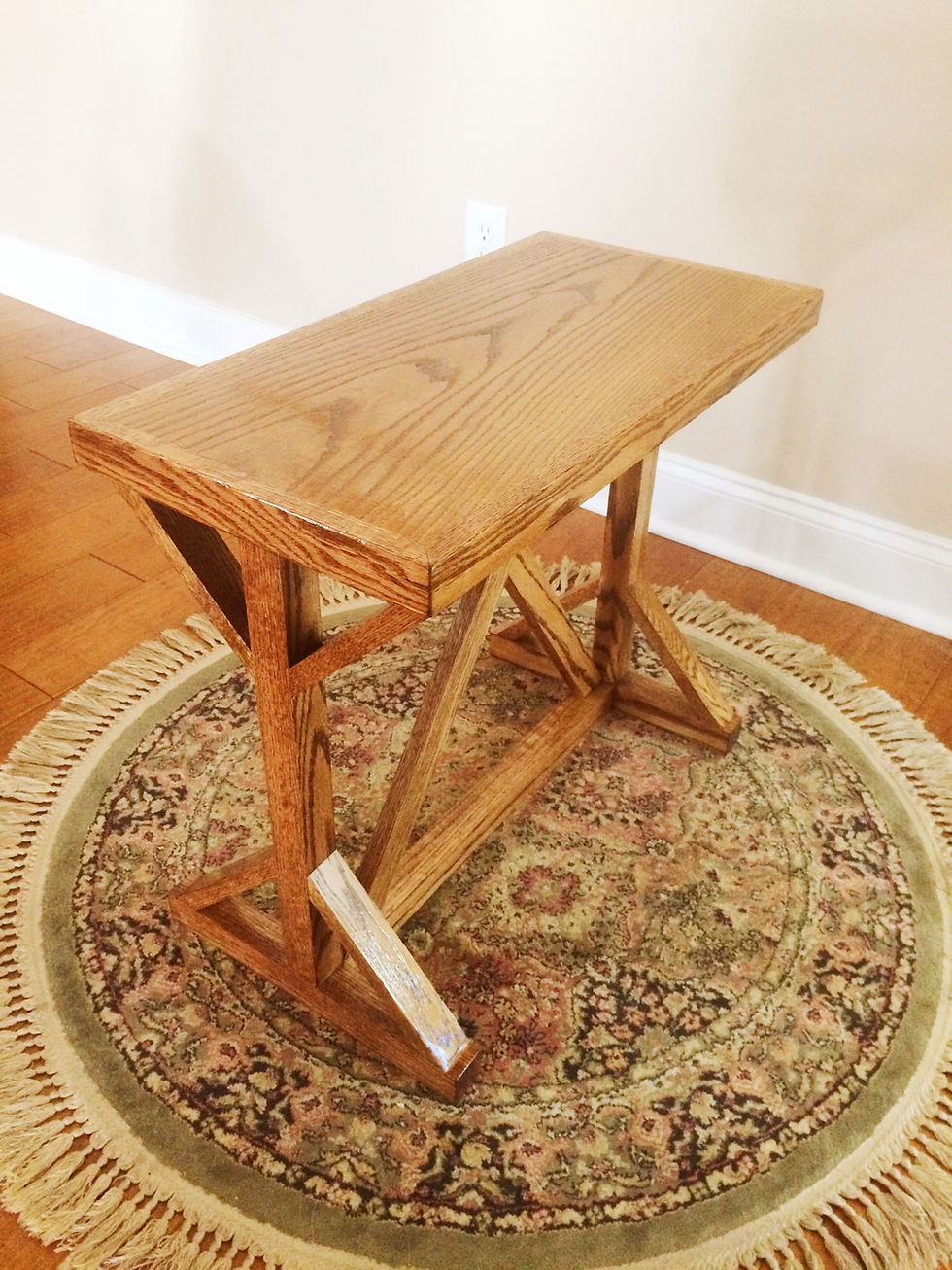 Custom Oak Piano Bench