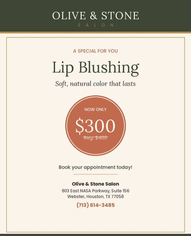Lip Blushing Special