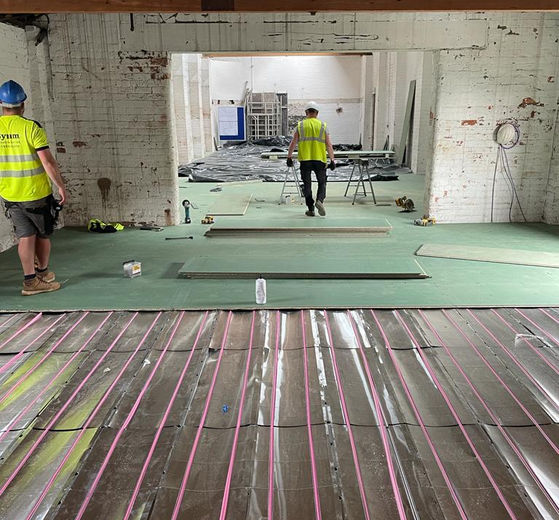 new raised flooring