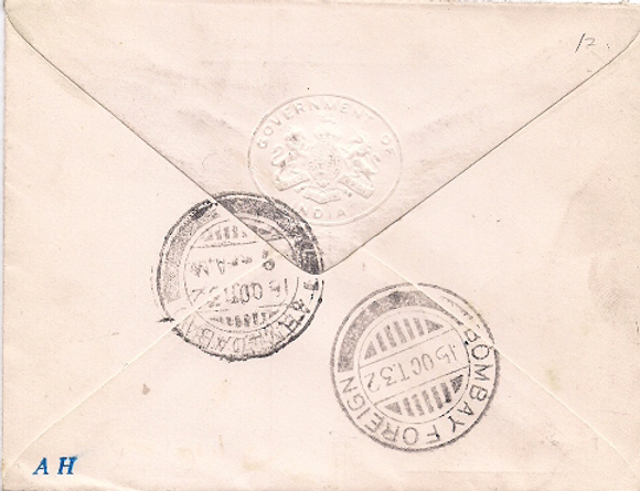 1932 TATA FFC STAMPLESS AHMEDABAD TO BOMBAY EAST INDIA COMP ENVELOPE (2).png