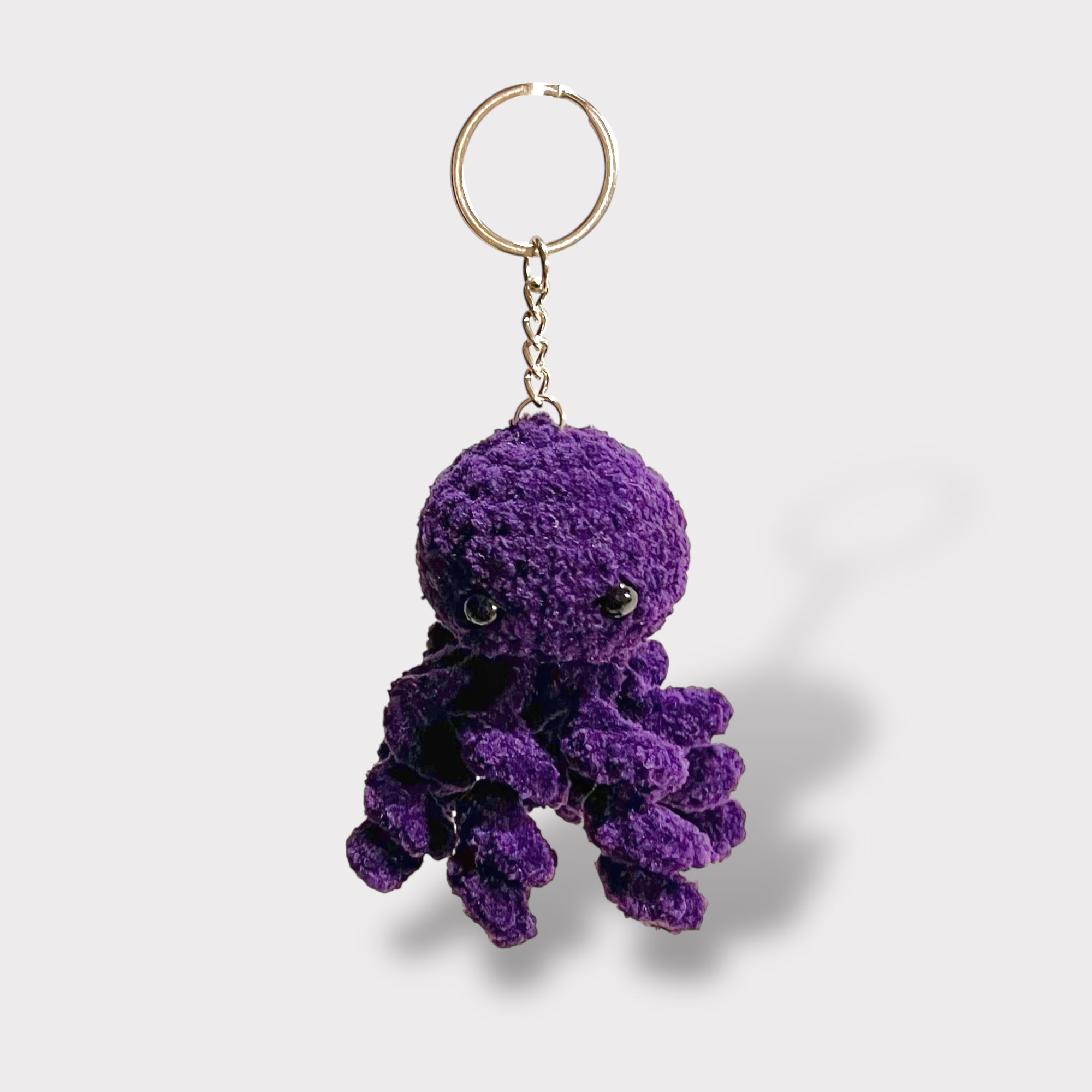 Octo keychain - Dark Purple