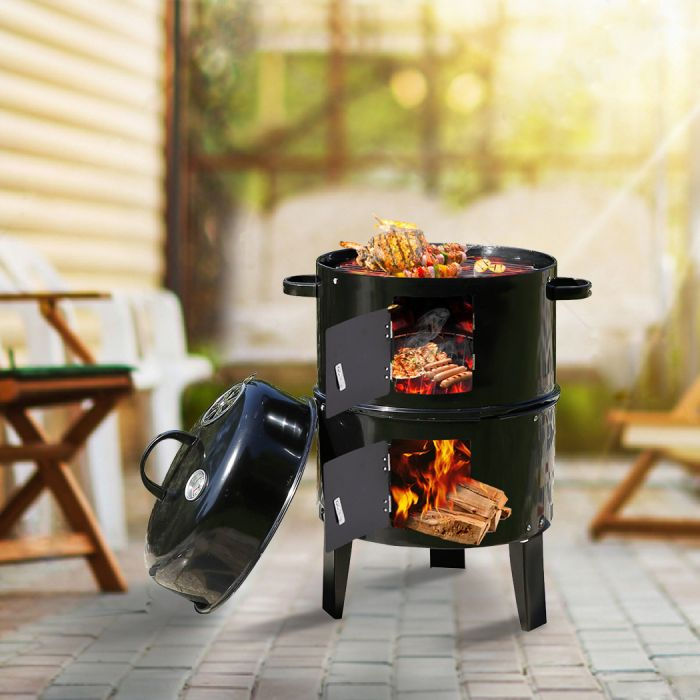 Charkii Stackable Drum Smoker