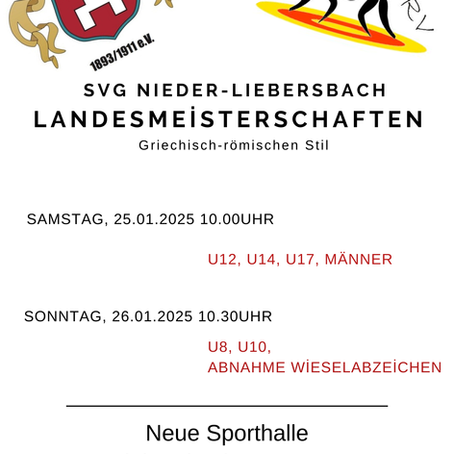 Die SVG eröffnet das neue Ringerjahr mit den Nordbadischen Landesmeisterschaften.