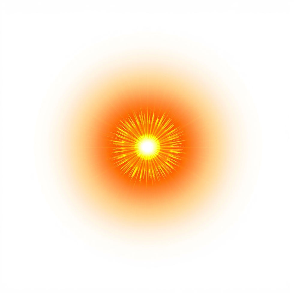 a glowing golden-red center. radiant soft light. like a hear of fire that doesn't scorch.j