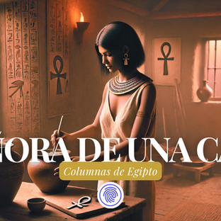 Señora de una casa | Columnas de Egipto | Huellas de la Historia