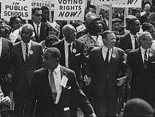 La Marcha sobre Washington de 1963: Un movimiento racial integrado