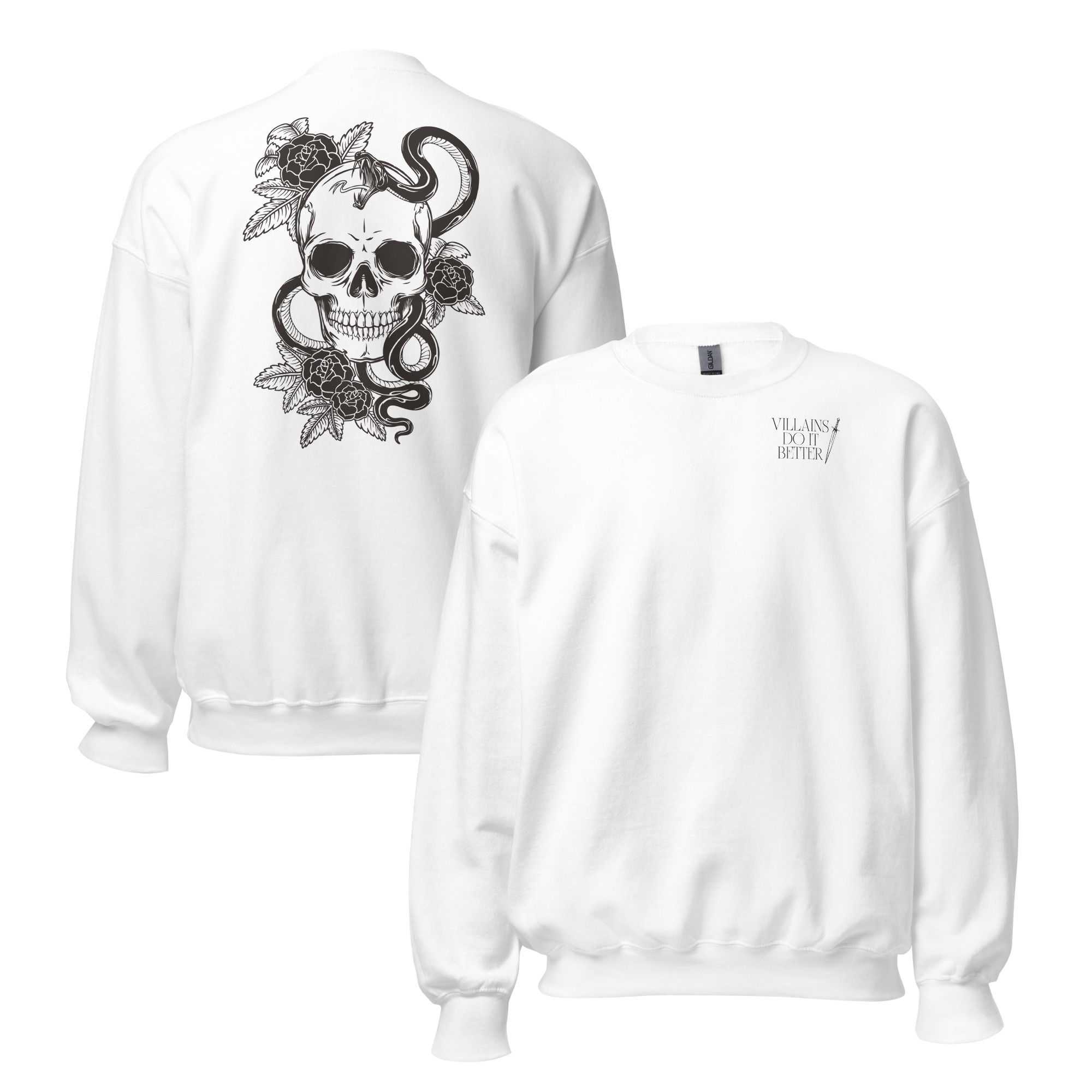 "Villains Do It Better" Crewneck