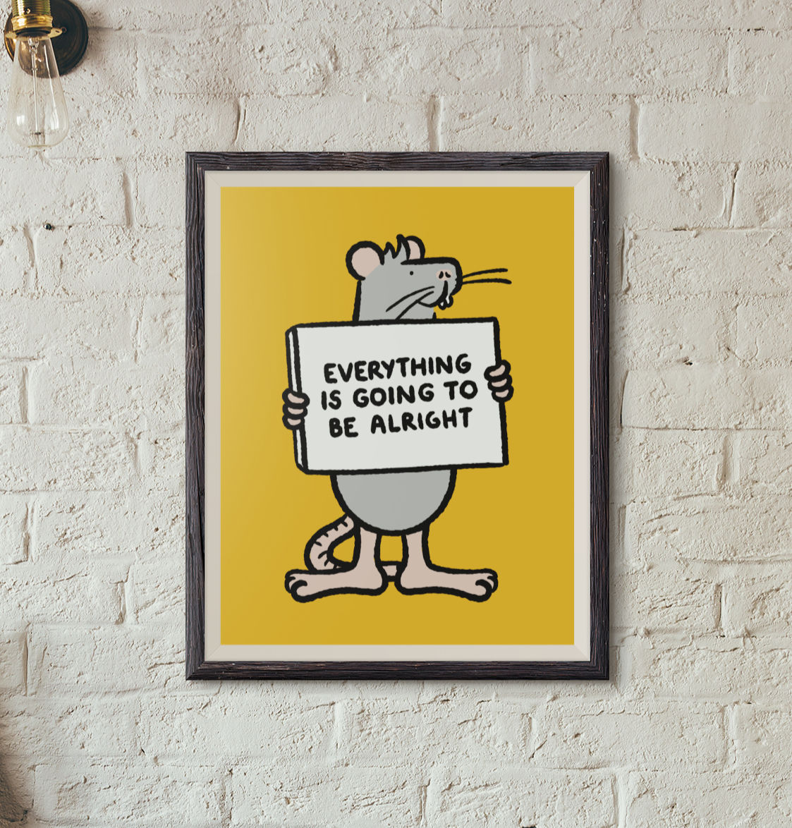 Everything is going to be alright - A3 Digital Download