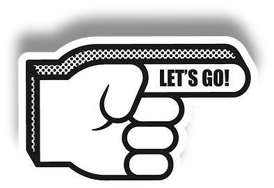 Foam finger - let's go