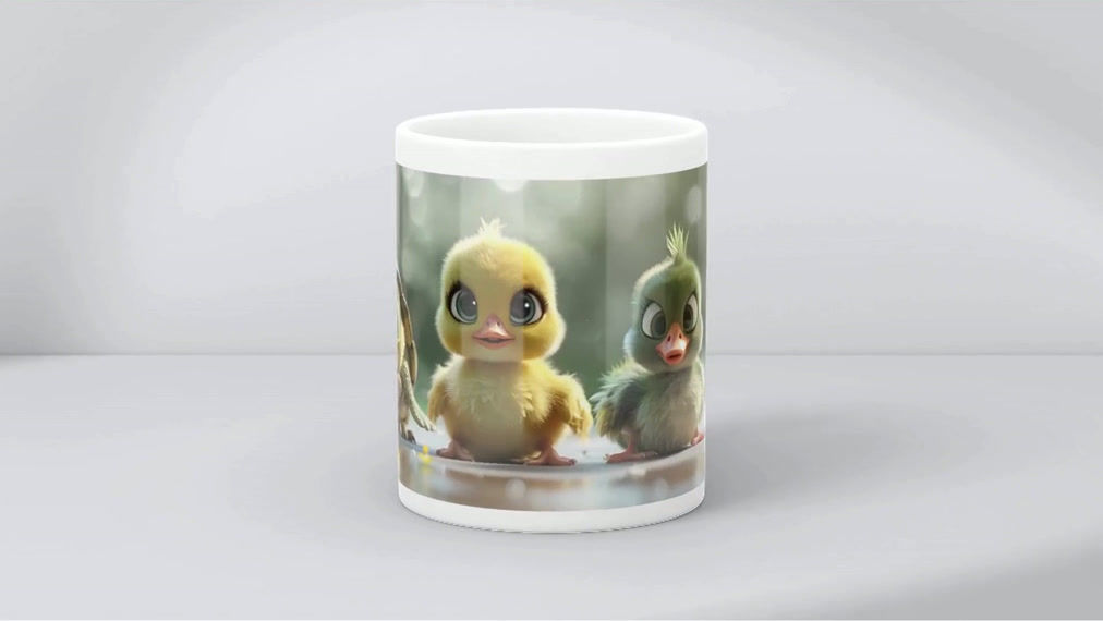 MUG 382 cute baby animal