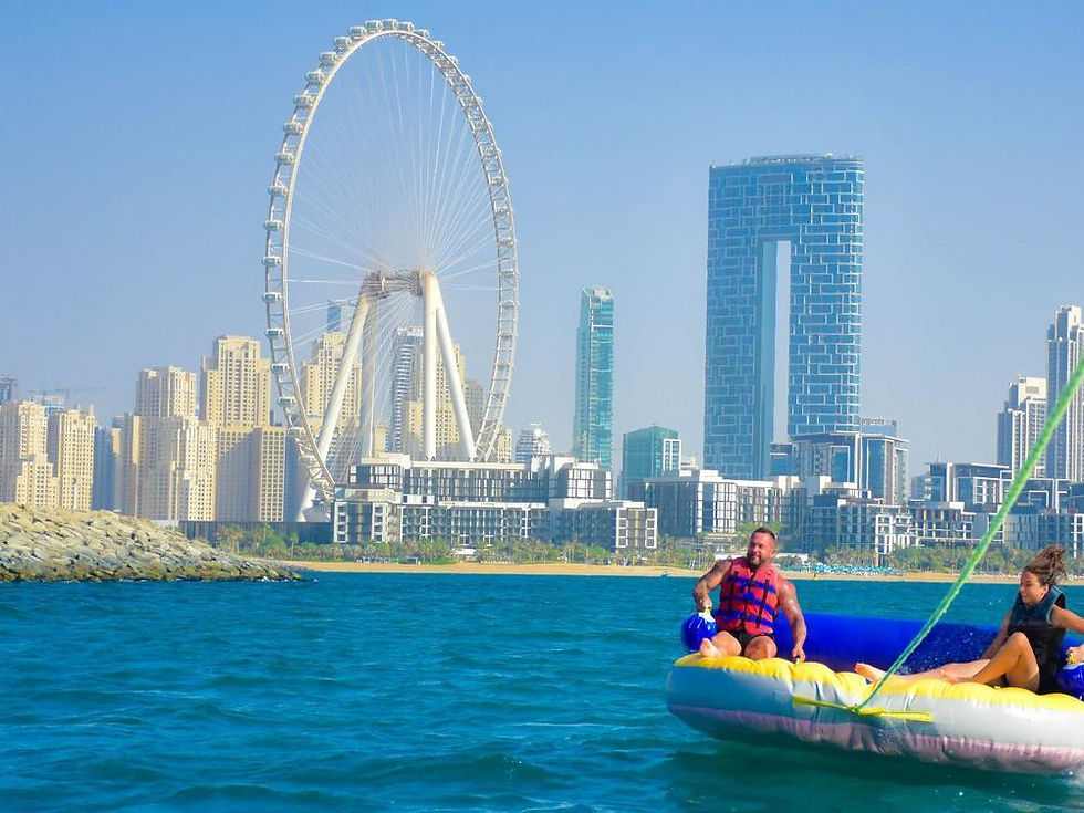 Splash-Filled Donut or Banana Boat Adventure at Palm Jumeirah for Up to 6 Guests Gift Voucher