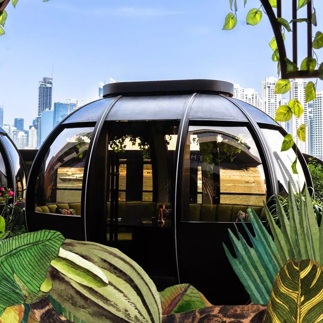 Exclusive Summer Dinner with Drinks for Two in a Private Pod Gift Voucher