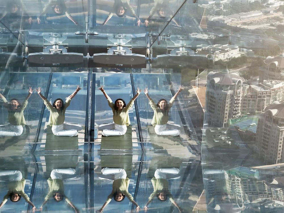 Step Above Dubai: Sky Views Observatory & Glass Slide Experi