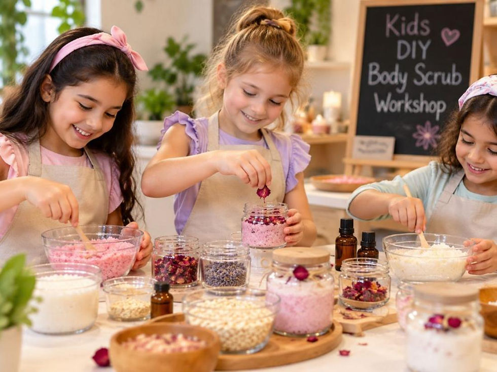 Kids Create Your Own Body Scrub Workshop Gift Voucher - Ithara.ae