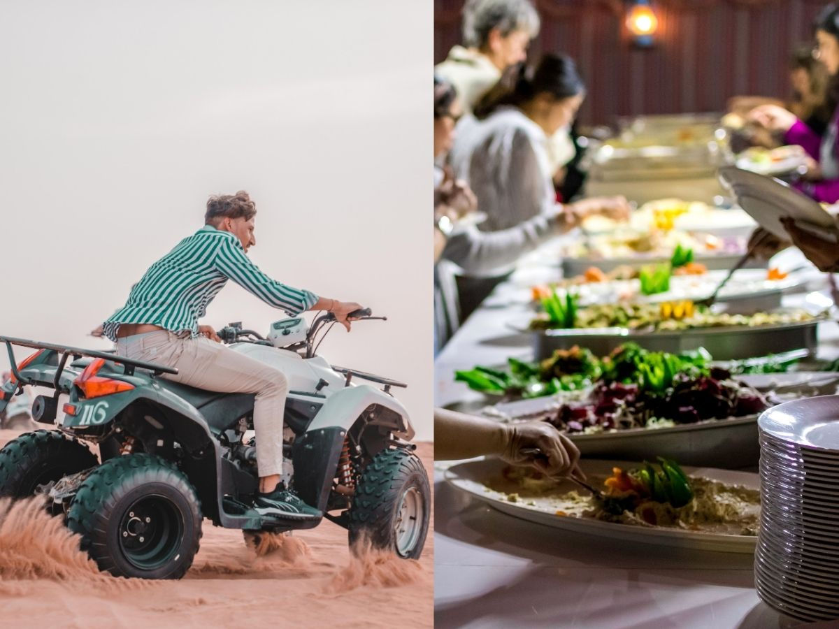 Desert Safari with BBQ Dinner & Quad Bike Ride Gift Voucher - Ithara.ae