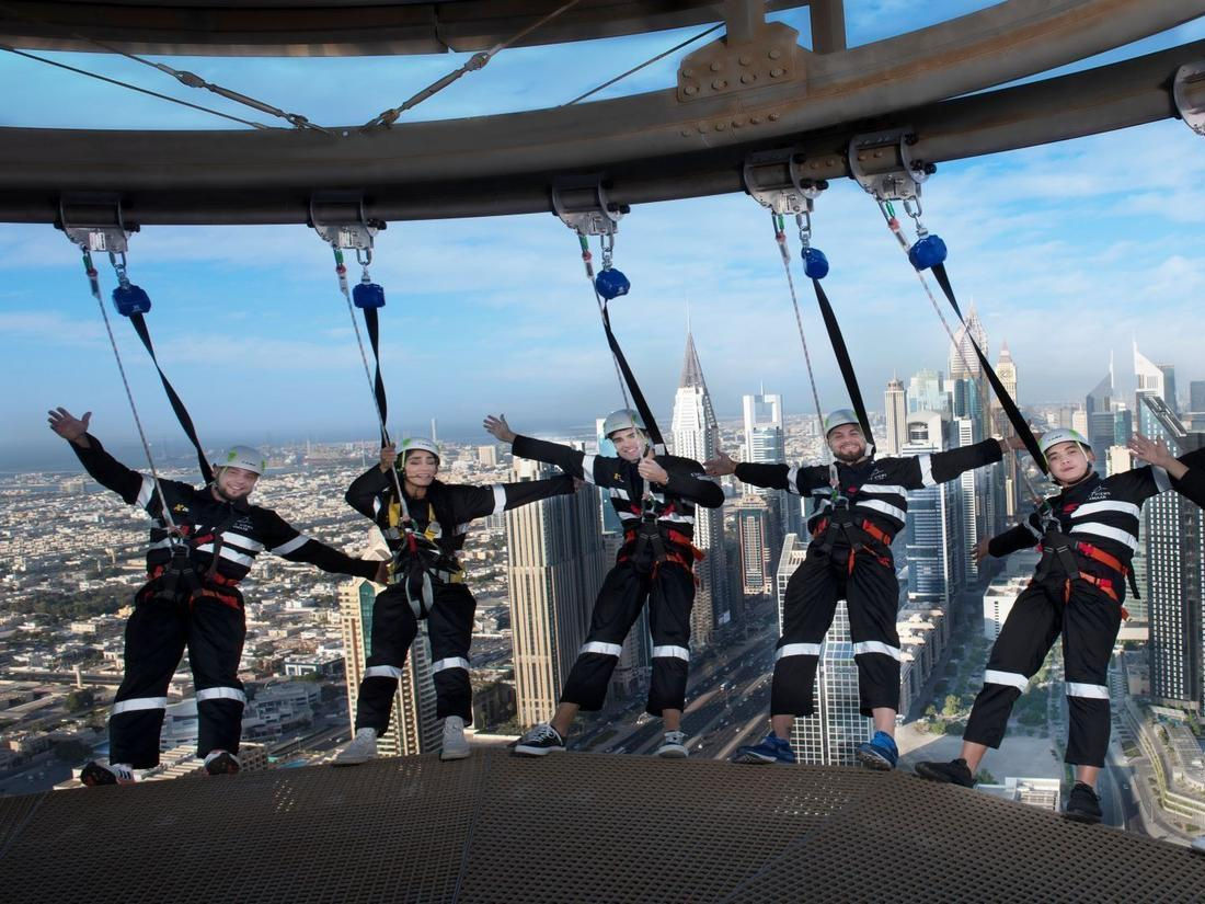Edge Walk at Sky Views Observatory: Dubai's Most Thrilling Gift Voucher Skyline Experience