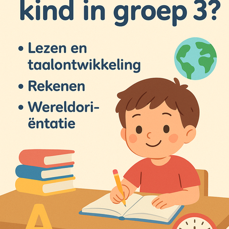 Wat leert een kind in groep 3?
