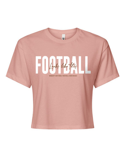 Football Looks Like This™ Crop Tee | WNFC