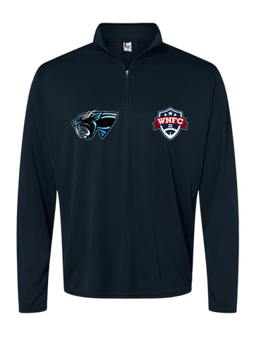 Team Logo 1/4 Zip Pullover Navy | WNFC
