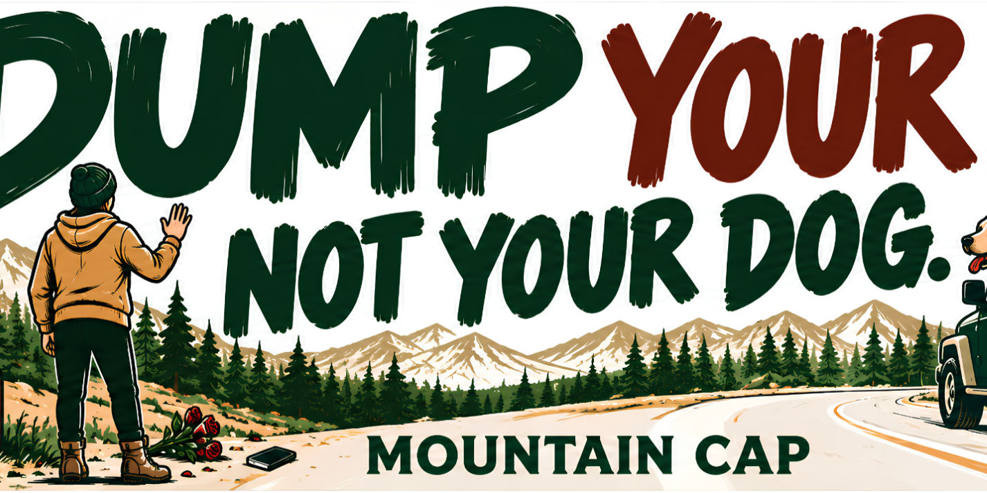Dump Your Ex. Not your Dog. Bumper Magnets