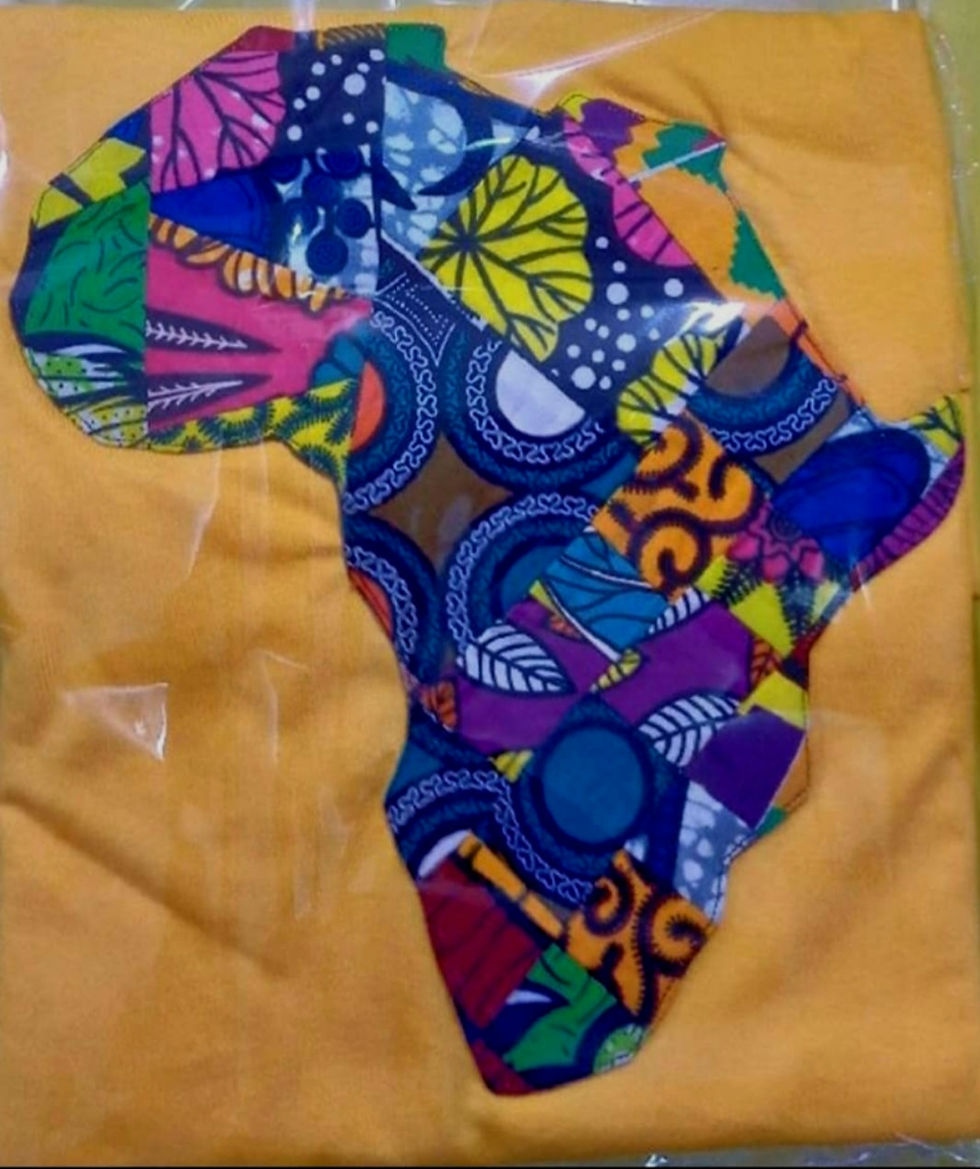 Thumbnail: African Map T Shirt - Unisex