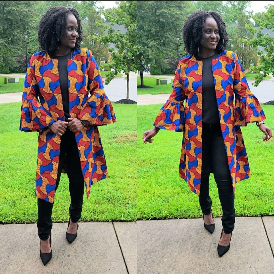 Ankara Kimono Jacket - Multi Color