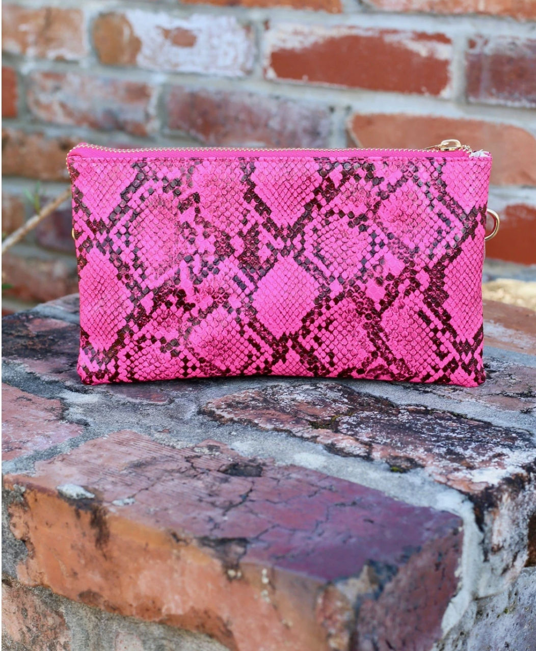 Pink Crossbody Bag