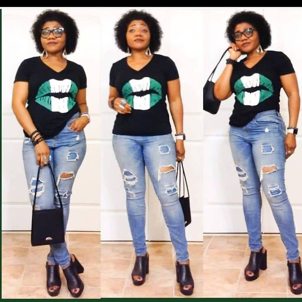 Thumbnail: Nigeria Flag - Lips T Shirt