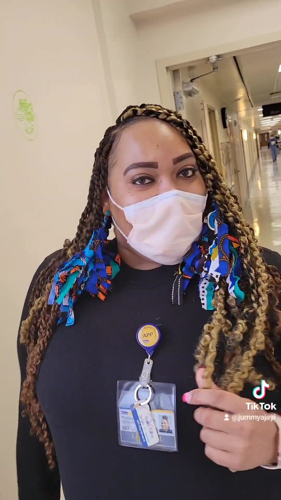 Thumbnail: Ankara Hoop Earrings 