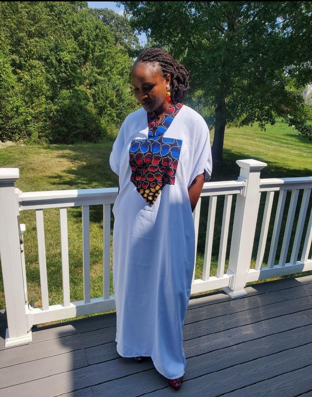 Ankara Elegance Maxi Dress
