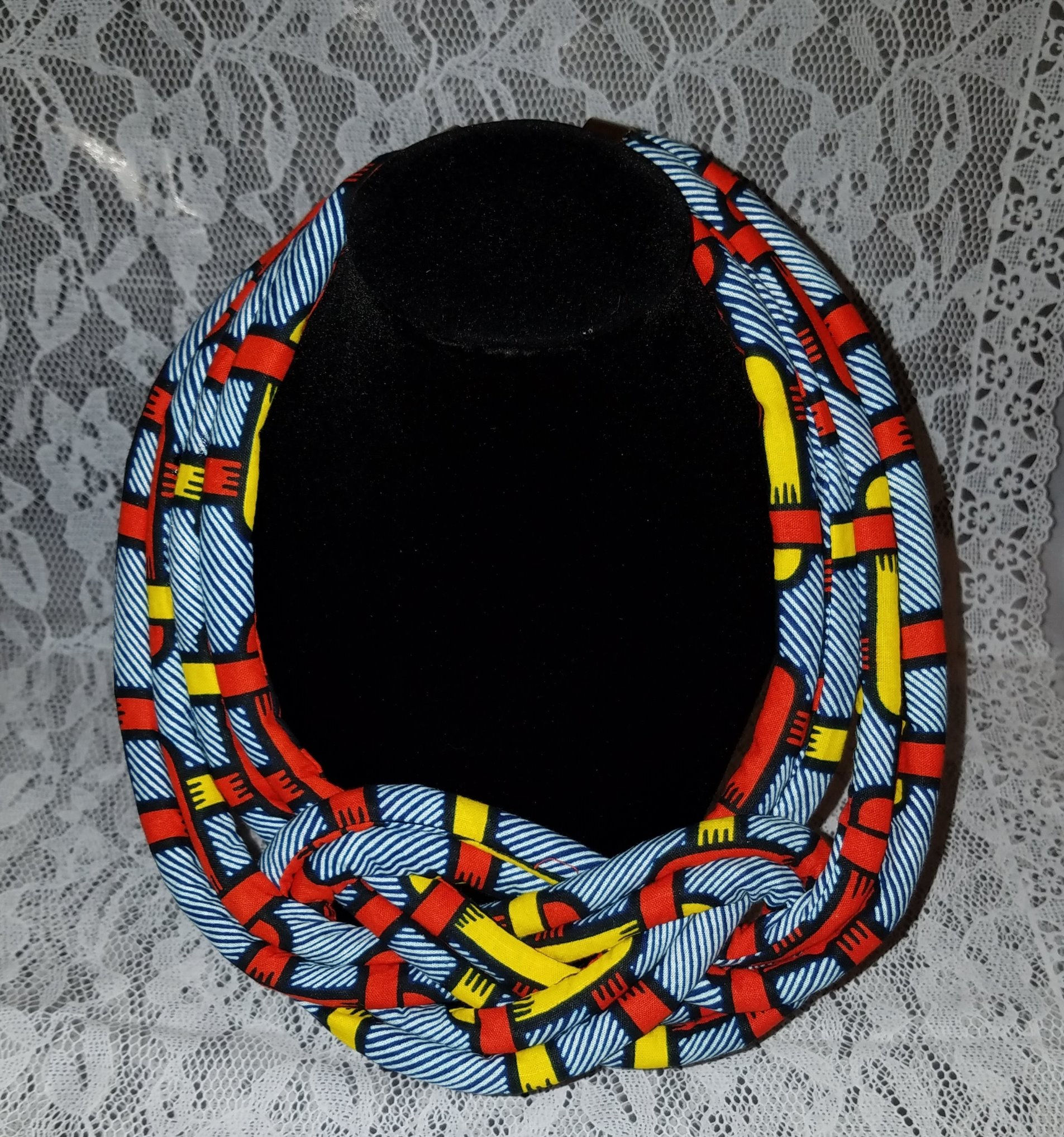 African Statement Necklace - Multicolor